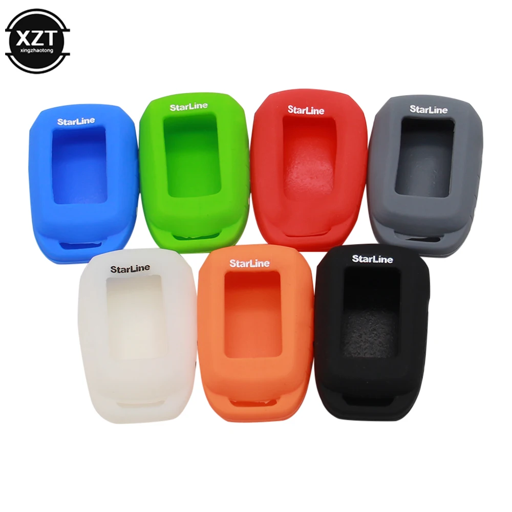 Silicone Case for Starline A92 A94 A64 Lcd Remote Control Russian Version A92 Starline Case Cover remote control case cover