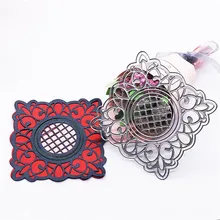 

2020 New geometry frame lattice DIY scrapbook metal cutting die paper card process embossing folder template