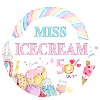 

Miss Sweet ICECREAM PET Washi Tapes Bullet Journal Masking Tape Adhesive Tape DIY Scrapbooking Decorative Washi Stickers