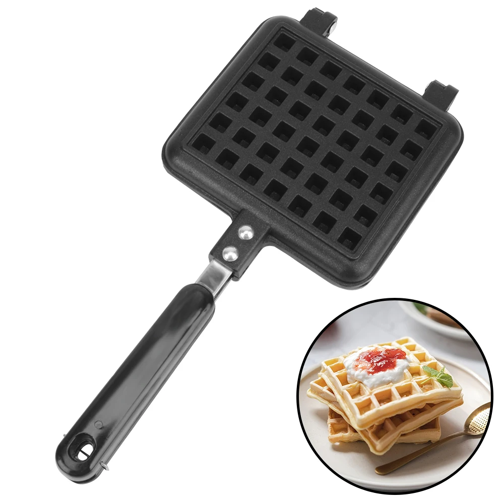 Waffle Maker Machine Kitchen Cooking Tool Waffle Pot Iron Baking Pan Bubble Egg Cake Forno Macchina Per La Colazione Cake Waffle Mold