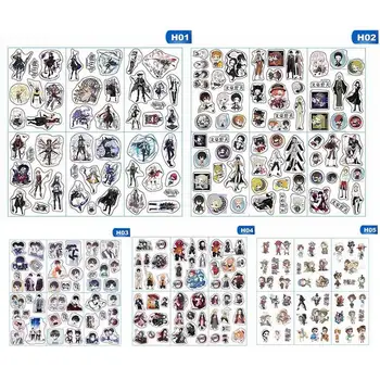 

6pcs/set Anime Stickers Cartoon Pvc Stickers Scrapbook Laptop Skateboard Sticker Kids Toys Stickers Pack Ghost Blade