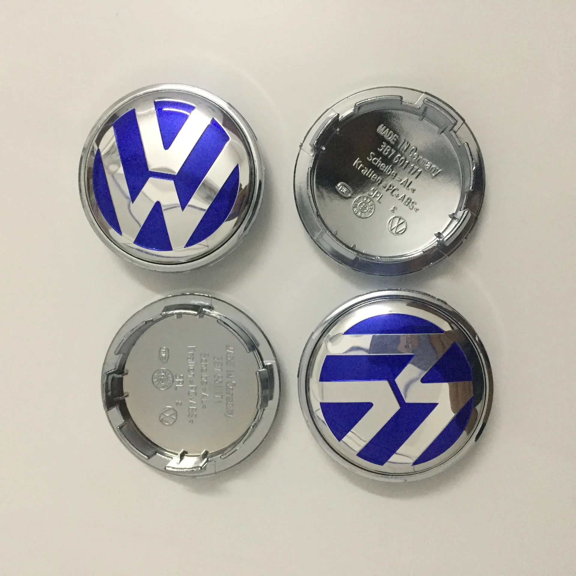 

Suitable for Blue Volkswagen 65 Size Wheel Hub Cover Electroplated Bottom Slab Tire Center Cap Modified Car Logo Red