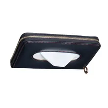 Коробка для салфеток Съемный держатель спинки сиденья Висячие хранения солнцезащитный козырек украшение Замена автомобиля коробка ткани Экономия пространства легко установить