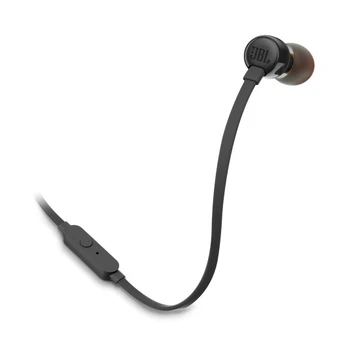 

Earphones with mic JBL T110 BLK, 3.5mm, Black