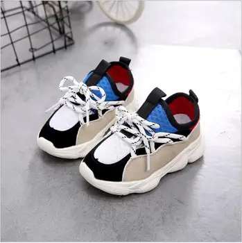 

Autumn Children Casual Shoes Boys Sports Breathable Mesh Sneakers Toddler Girl Fashion Running Students Antilsippery Shoes