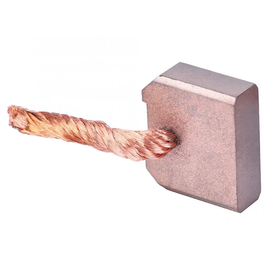 10Pcs J458 8x25x21mm 저소음 전기 모터 카본 브러쉬 교체 키트 FT-128 자동차 스타터 모터 용 전동 공구 액세서리