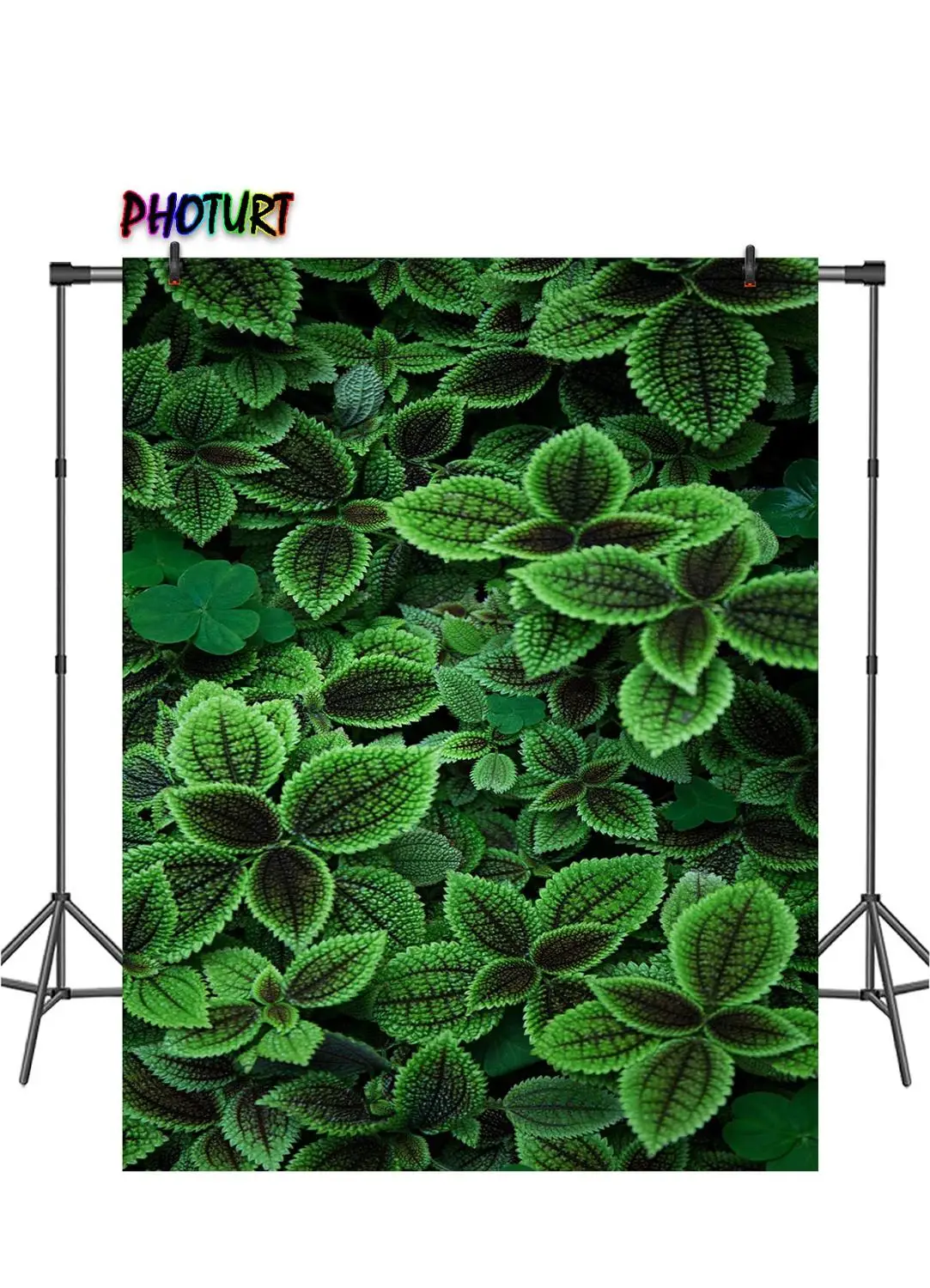 PHOTURT зеленый лист фон для фотосъемки шторы обои вечерние задний план природные
