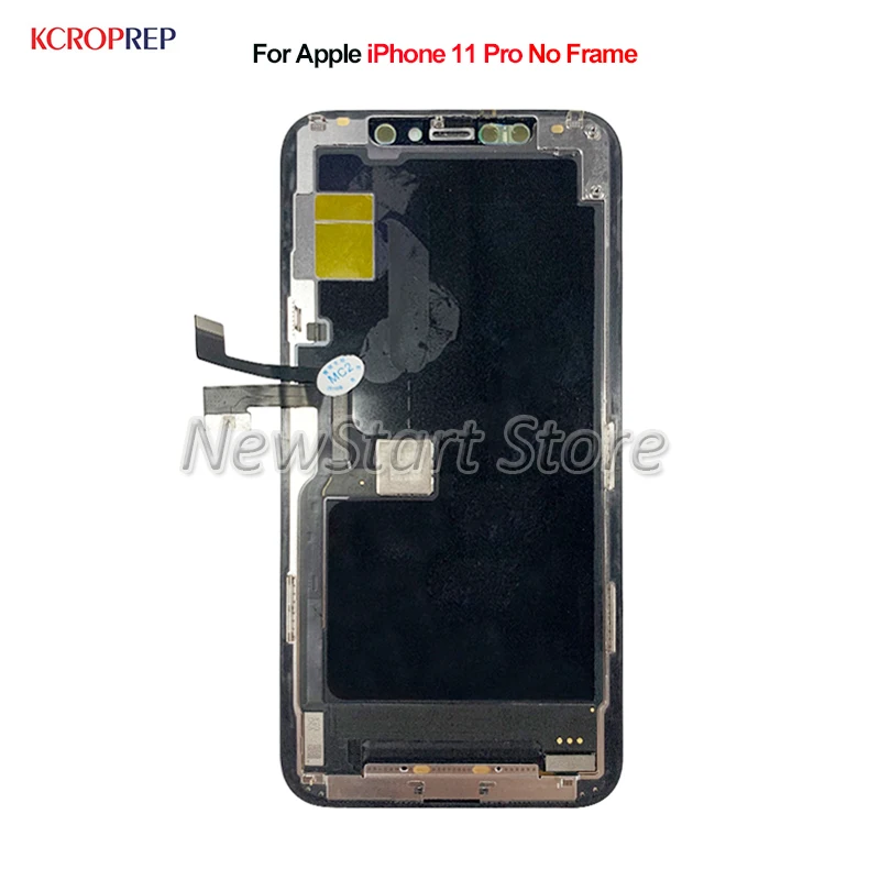 Для Apple iPhone 11 Pro 11 Pro Max ЖК-дисплей кодирующий преобразователь сенсорного экрана в сборе для iPhone A2218 A2161 A2220 A2215 A2160A2217 lcd - Цвет: No frame 11 Pro