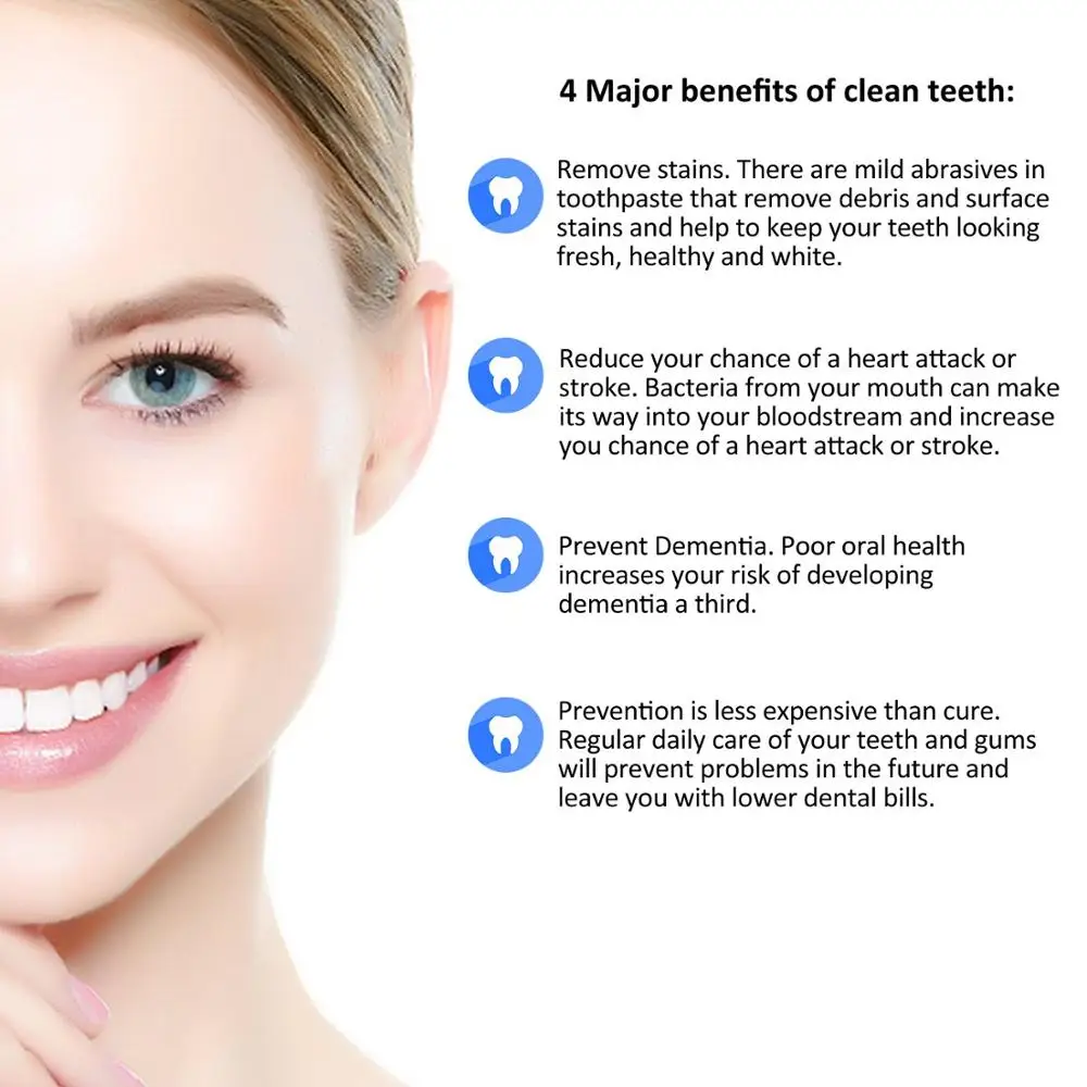 4pcs Replacement Brush Heads For Oral-B Toothbrush Heads Advance Power/Pro Health Electric Toothbrush Heads