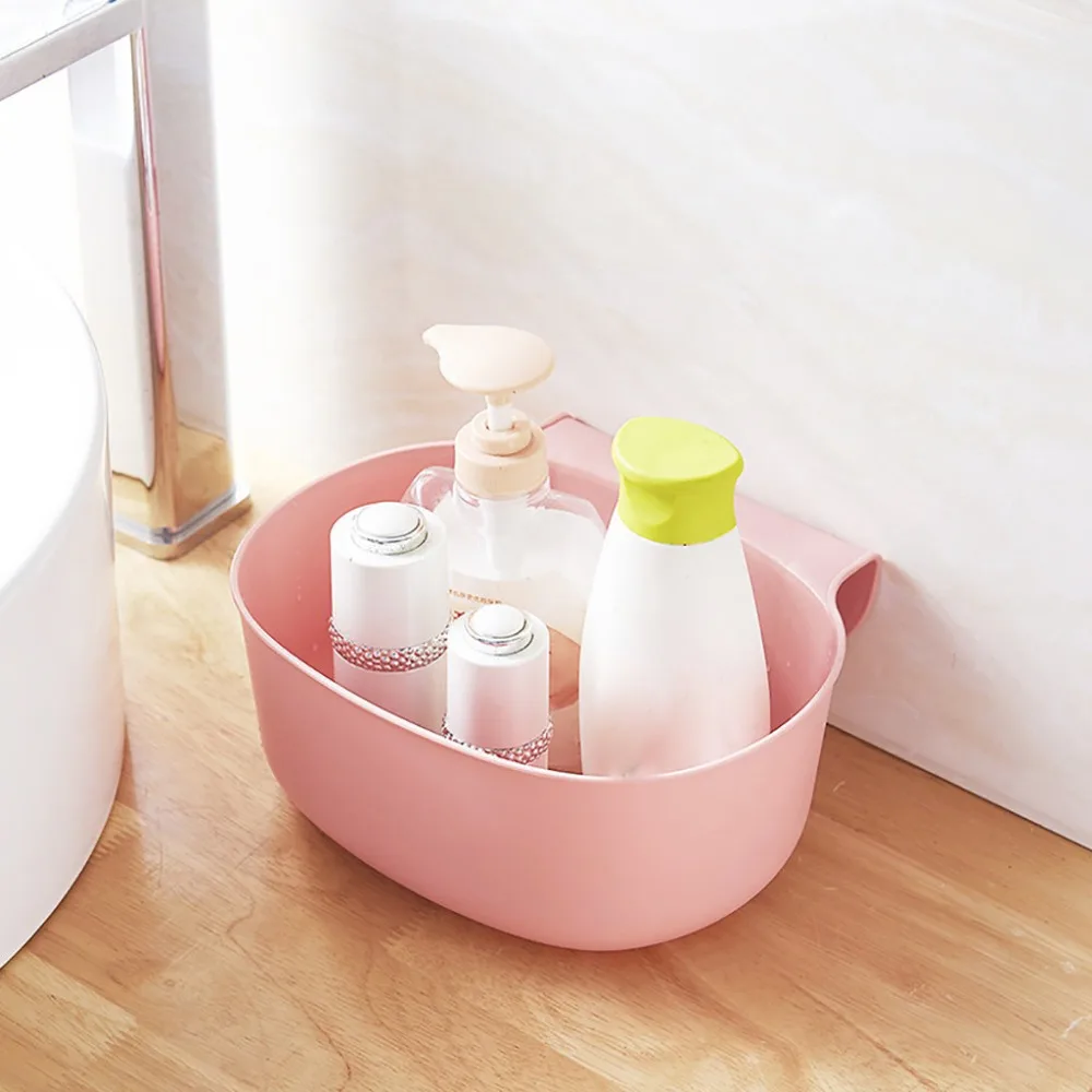 Trash Can Plastic Cabinet Door Hanging Recycle Bin Waste Bin Garbage Basket Kitchen Tool  (11)