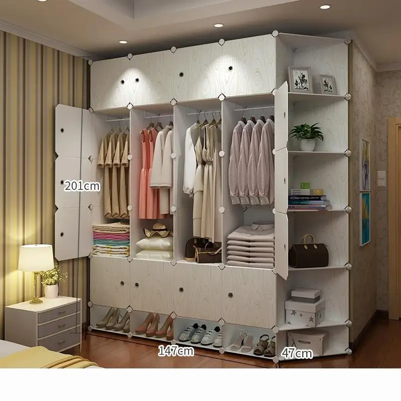 Version L Armario Tela Penderie Garderobe Gabinete Moveis Para Casa Ropero мебель для спальни шкаф Mueble De Dormitorio гардероб - Цвет: Version L