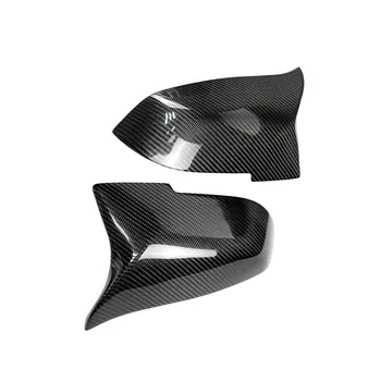 

2pcs Carbon Fiber Car Mirror Cover Rearview Mirror Caps Replacement For BMW New 3 Series X1 E84 F20 F30 F35 F34 F30 2014-2017