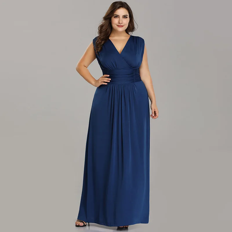 

Evening Dresses Pretty Formal Dresses Plus Size Long Party Gowns Sheath V-neck Floor-Length Straps Prom Dresses Fashion 2019