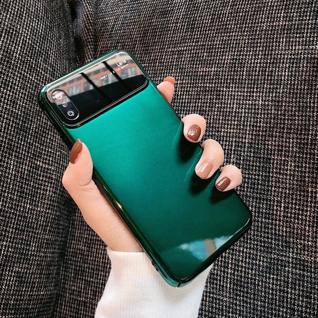 Gimfun роскошный темно зеленый жесткий чехол для телефона Iphone 11 Чехол глянцевый