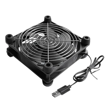 

Radiator Fan USB Mini Fan Radiator 120 mm Silent Fan Suitable for Receiver DVR PlayStation COMPUTER Cabinet Heat Dissipatio