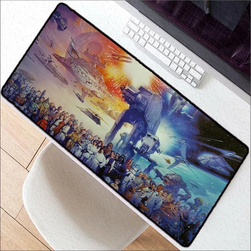  900*400*2mm Star War Gaming Mouse Pad Locking Edge Large Mouse Mat PC Computer Laptop Mouse Pad for