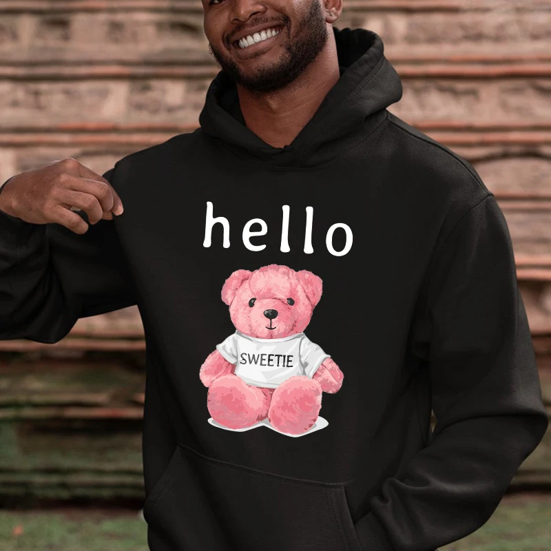 Fashion Hoodie Warm Wool Casual 