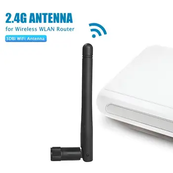 

Wireless LAN Router Antenna 2400-250 MHZ Practical Durable Portable 2.4GHz 2.5 GHz 1.5dB Dual Band Aerial with SMA Male