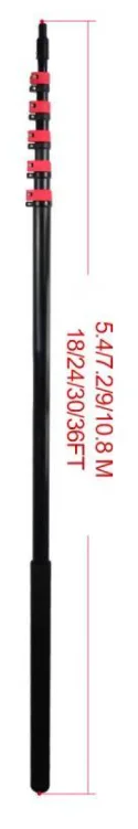 

9m telescopic pole