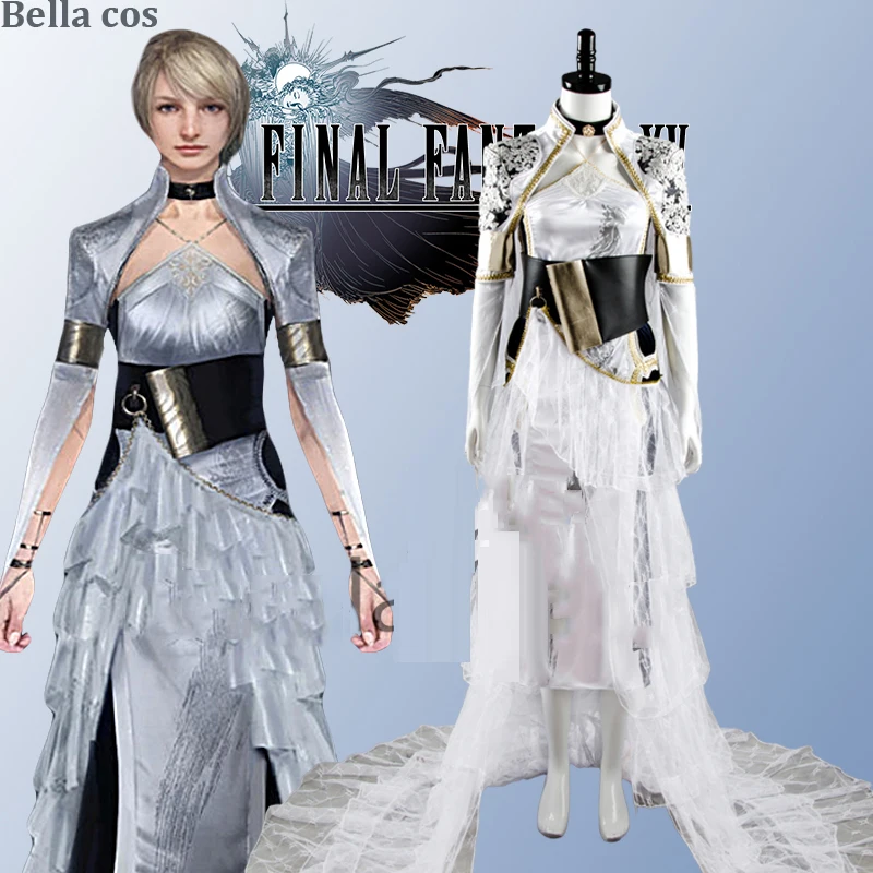 Игра Final Fantasy XV Lunafreya Nox Fleuret косплей костюм женское платье униформа костюмы для