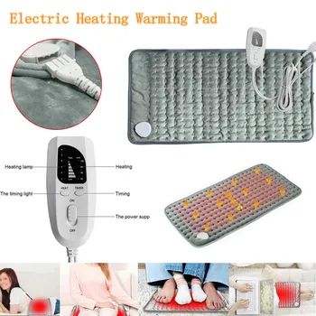 

6-Level EIectric Heating Warming Pad Heat Mat Body Pain Relief 4-Timer Hand Warmer Manta Electrica Blanket Heater Mat Pet Woman