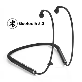 

BBGear Bluetooth 5.0 Neckband Headphones Air Conduction Earphones Sport Earbuds Noise Reduction Headphones Connect 2 Devices
