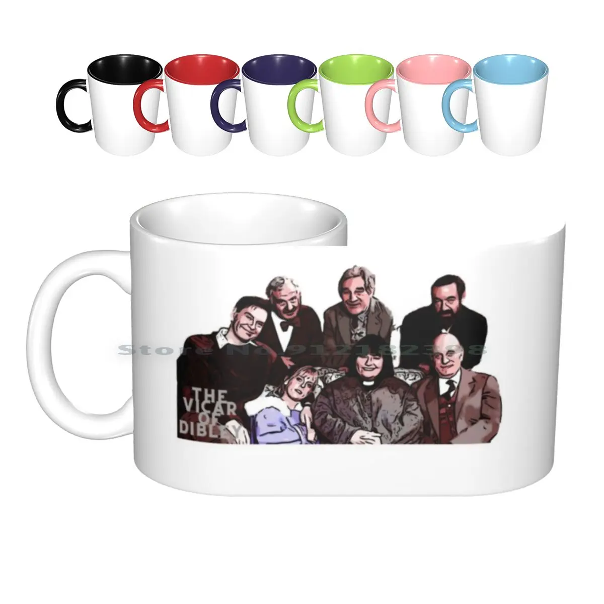Vicar Of Dibley семья керамических кружек кофейные чашки Кружка для молока и чая Dawn
