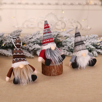 

Christmas Tree Decor Xmas Sitting Posture Forest Doll Ornaments Pendant New Year 2021 Christmas Decorations for Home Natal 2020