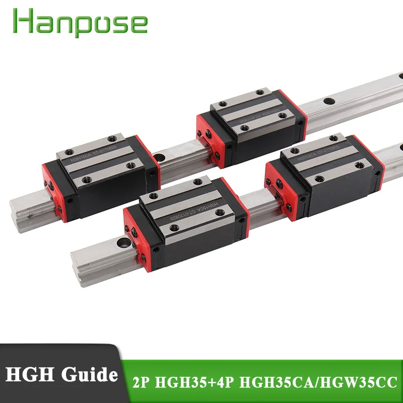 700 800 900 1000 мм cnc части 2 шт. линейная направляющая HGH35 и 4 HGH35CA или HGW35CC линейный