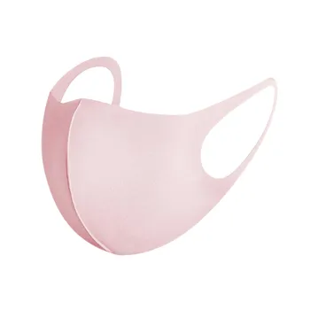

3/4PC Unisex Face Mask Breathable And Dustproof Windproof Summer Ice Silk Cotton Masks Can Be Washed By Mouth Cover Masque