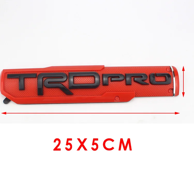 Подходит для гладких Toyota TRD Pro наклейки на бампер автомобиля Doot боковая этикетка Северная Америка гладкая Sequoia Автомобильный логотип ABS маркировка