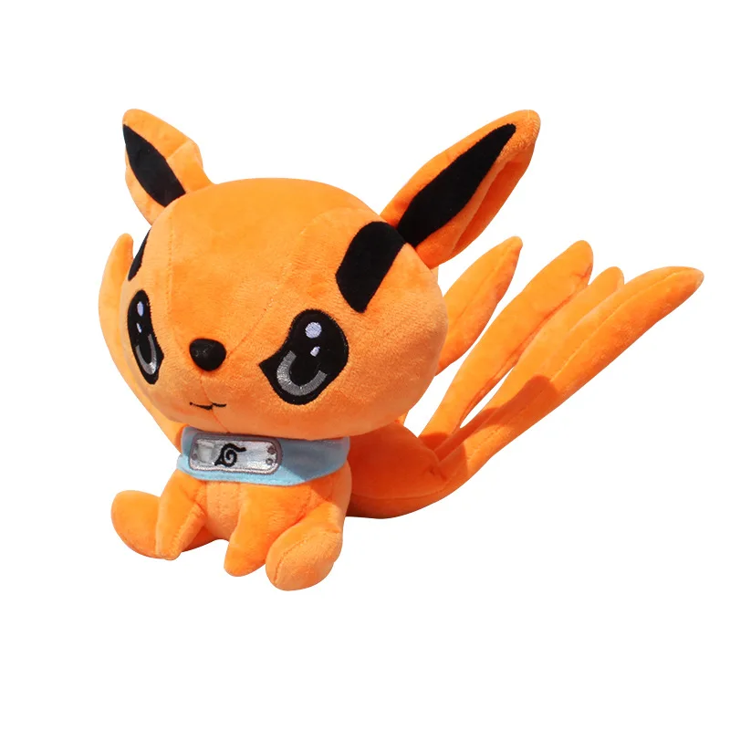 Anime Naruto-figure Q Version Kurama Plush Toy Dolls Cartoon Cute Nine Tailed Fox Stuffed Doll Toys Creative Soft Pillow Gifts | Игрушки и