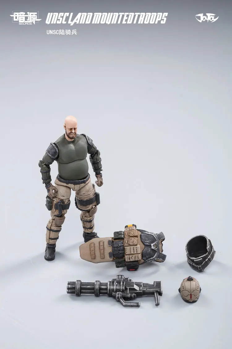JOYTOY 1:25 action figure soldier UNSC Land cavalry figure Military model collection toys gift Free shipping
