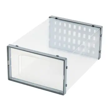 

Plastic Transparent Shoe Box Drawer-Type Shoes Container Shoes Rack Home Storage Organizer Home Shoe Stackable Boot Box