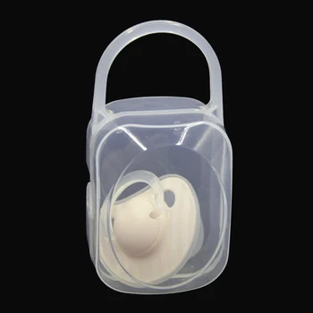 

Baby Pacifier Box PP Wide Mouth Nipple Box Portable Dust Pacifier Storage Box