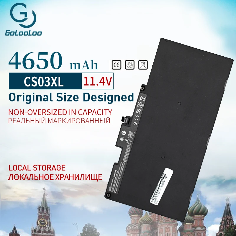 Golooloo 11,4 v 46.5Wh Аккумулятор для ноутбука HP Elitebook 745/755/840/848/850 G3 G4 ZBook 15u G3 G4 Мобильная рабочая станция CS03 CS03XL
