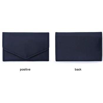 

Journey Earrings Necklace Bracelet Zipper Roll Foldable Travel Organizer Jewelry Case Rings Multifunctional Container Portable