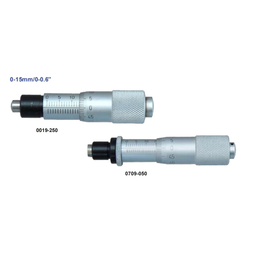 

Micrometers Heads,measuring range 0-15mm,graduation 0.01mm,flat and Spherical measuring face