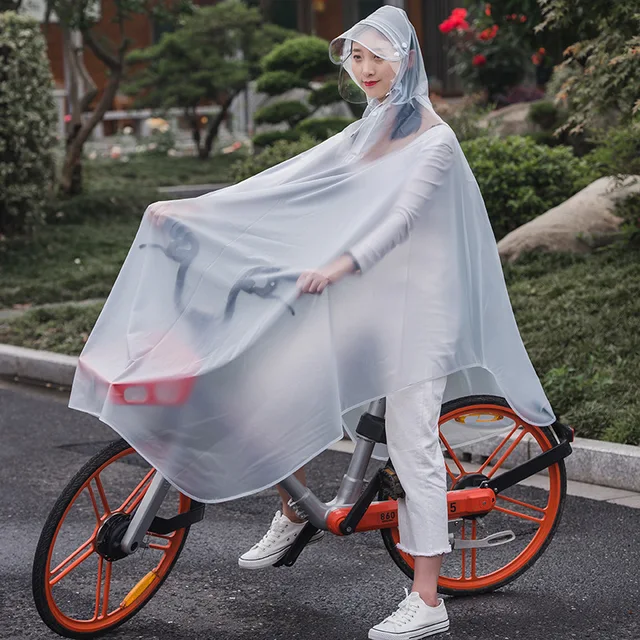 Kwestie bevind zich Gewend aan Veilige Reflecterende Rand Fiets Regenjas Regenjas Poncho Hooded Winddicht  Regen Cape Mobiliteit Fiets Cover Gebruik In Besneeuwde - AliExpress Huis &  Tuin