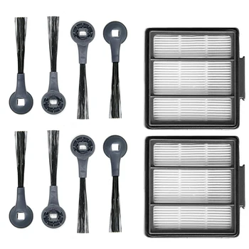 

8pcs/Set 6* Side Brush + 2* Filter For Shark Sweeping Robot IQ RV1001AE RV101 Filters Replacement Cleaning Tool Vacuum Cleaner