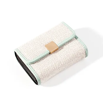 

PURDORED 1 Pc Fashion Card Holder Leather Credit Card Holder Women Zipper Pocket Unisex Card Case Dropshipping