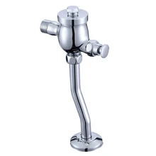 Brass Urinal Flush Valve Hand-Push Urinal Flush Valve Toilet Urinal Self-Closing Delay Valve