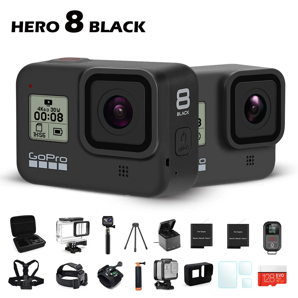 Original Gopro Hero 8 Black Waterproof Action Camera 4k Ultra Hd