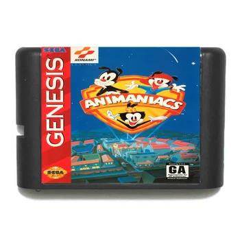 

Animaniacs NTSC-USA 16 bit MD Game Card For Sega Mega Drive For Genesis