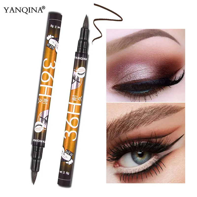Brown Eyeliner Pen Makeup Waterproof Liquid Eye Liner Pencil Eyes Cosmetics Smudge-proof Eyelid Liners Drawing Enhancer Tool 1Pc |