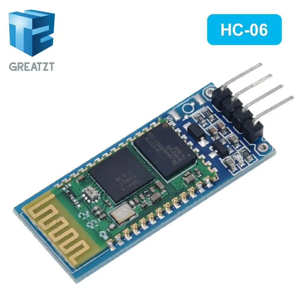 1 ШТ. HC06 HC 06 Беспроводной Серийный 4 Pin Радиотрансивер RS232 TTL Модуль Bluetooth плагин|rs232