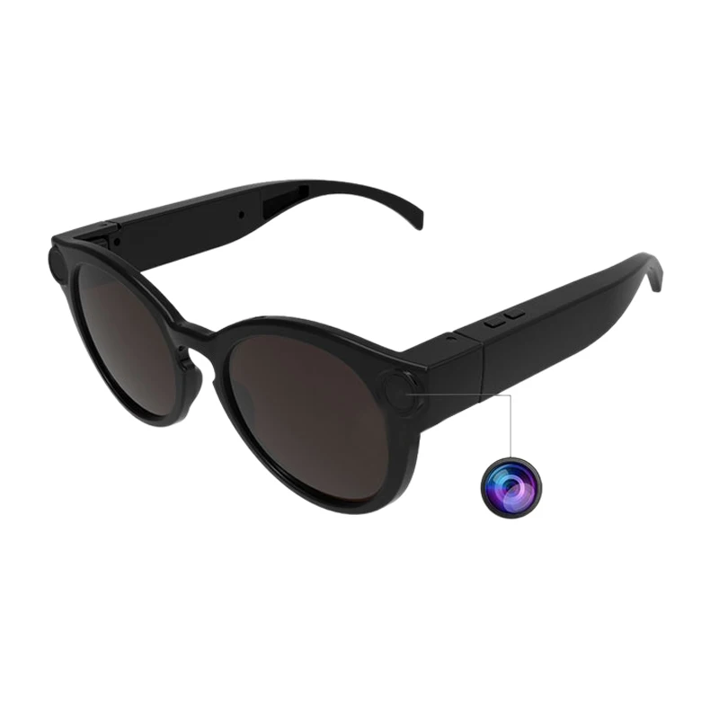 

ABKT-Bicycling Glasses Wifi Mini Camera Hd 1080P Dvr Video Audio Recorder Portable Outdoor Sport Sunglasses Cam Micro-Ip Camcord