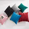 Nola Striped Velvet Throw Pillow Covers Solid Color Cushion Case Decorate Sofa Home Party Soft Square Pillowcase 40x60/45x45Size ► Photo 3/6