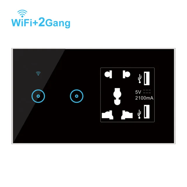 2 Gang Black