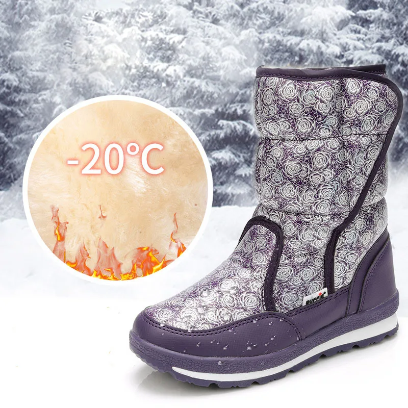 

Snow Boots 2020 Women Winter Warm Plush Boots Antiskid Waterproof Flexible Women Fashion Casual Flat Boots Plus Size 39-41